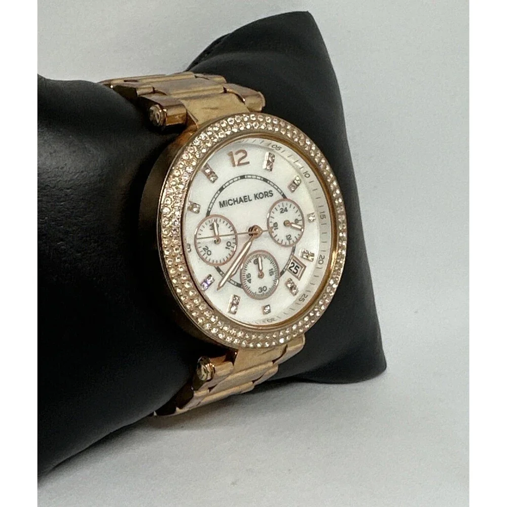 Michael Kors Parker MK5491 Women's Rose Gold Stainless Steel Analog Watch HME659